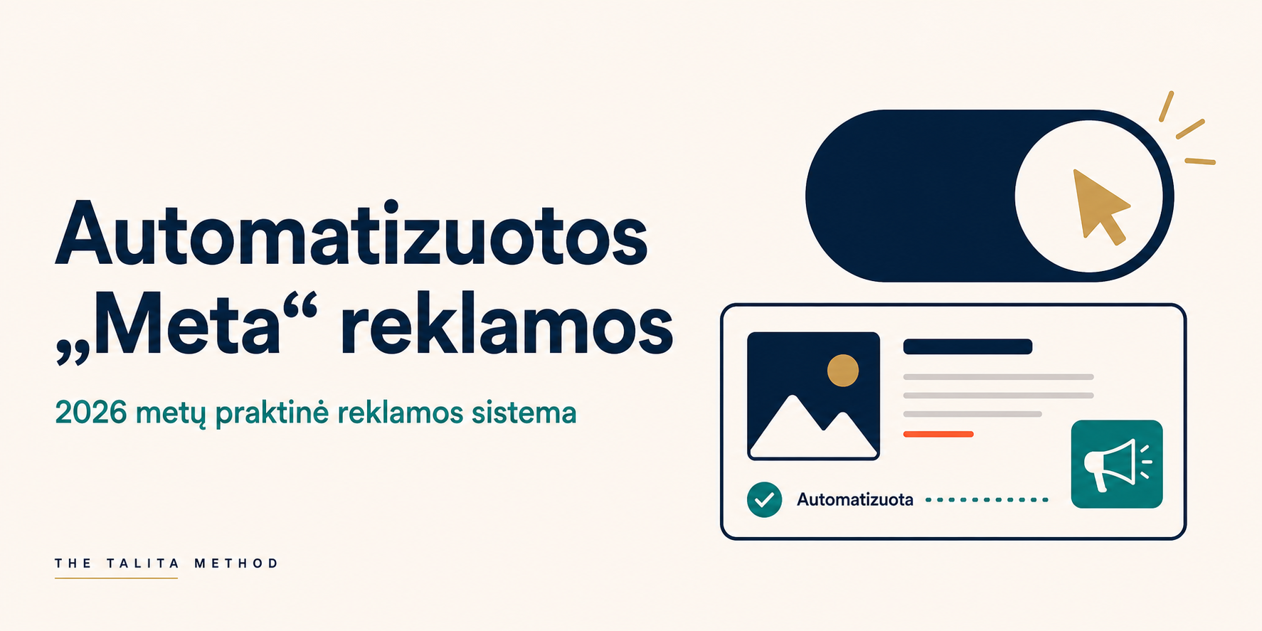 Automatizuotos "Meta" reklamos