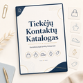 Tiekėjų kontaktų katalogas