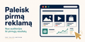 Paleisk pirmą reklamą